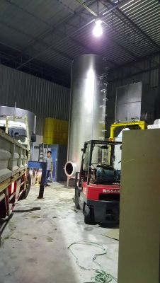 ถังน้ำมันขนาด 16000 ลิตรเหล็กหนา 6 มิลพร้อมใช้