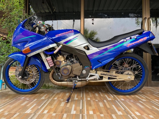 ขาย Serpico150 Super Blue แต่งสวยๆ เสื้อ1855กล่องไฟใหญ่ รถพร้อมออกทริปหล่อๆ ขายถูกๆ