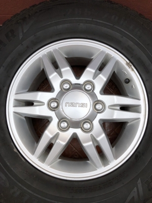 ล้อเดิม ISUZU ขนาด16 นิ้ว 6 รู