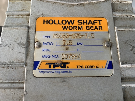 ขายมอเตอร์เกียร์แบบเพลาสวม Electim 1HP. 380V หัวเกียร์ TPG อัตราทด 1:7.5 เพลาออกประมาณ 190รอบต่อนาที สภาพสวย หมุนนิ่ม พร้อมใช้งาน ราคา 3,800 บาท ขายมอเตอร์เกียร์แบบเพลาสวม Electim 1HP. 380V หัวเกียร์ TPG อัตราทด 1:7.5 เพลาออกประมาณ 190รอบต่อนาที สภาพสวย หมุนนิ่ม พร้อมใช้งาน ราคา 3,800 บาท