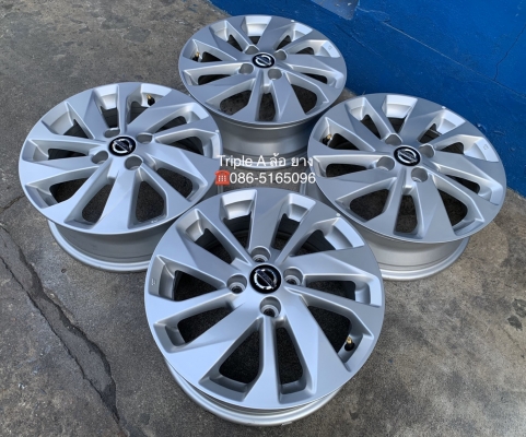 ล้อแม็กป้ายแดง 4รู100 Nissan Almera รุ่นใหม่ล่าสุด ขอบ 15 สวยกริ๊บ เนียนๆ ล้อแม็กป้ายแดง 4รู100 Nissan Almera รุ่นใหม่ล่าสุด ขอบ 15 สวยกริ๊บ เนียนๆ