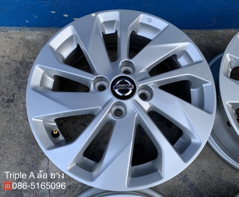ล้อแม็กป้ายแดง 4รู100 Nissan Almera รุ่นใหม่ล่าสุด ขอบ 15 สวยกริ๊บ เนียนๆ ล้อแม็กป้ายแดง 4รู100 Nissan Almera รุ่นใหม่ล่าสุด ขอบ 15 สวยกริ๊บ เนียนๆ