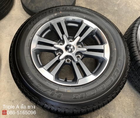 รถออกปีนี้ 20 ล้อแม็กป้ายแดง Mitsu Triton รุ่นใหม่ล่าสุด ขอบ 17 พร้อมยางใหม่ป้ายแดง 245-65-17 Bridgestone ปลายปี 19