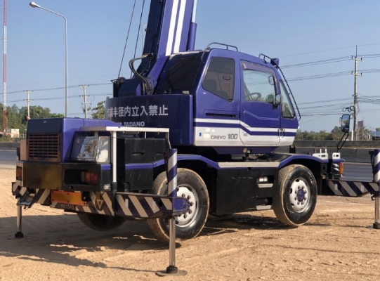 ขายรถเครน TADANO TR100M-1 (ขนาด 10 ตัน) ปี 1997 นำเข้าเองจากญี่ปุ่น สภาพสวยพร้อมใช้ มีVDOการทำงานครั