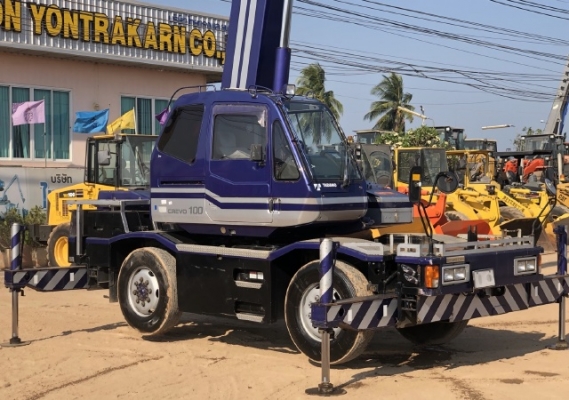 ขายรถเครน TADANO TR100M-1 (ขนาด 10 ตัน) ปี 1997 นำเข้าเองจากญี่ปุ่น สภาพสวยพร้อมใช้ มีVDOการทำงานครั