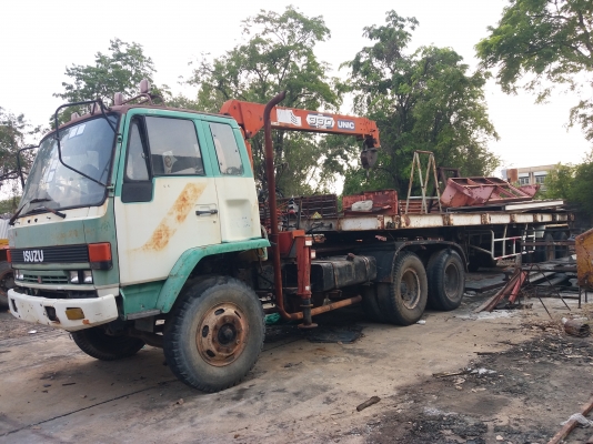 ขาย 465,000 หัวลากติดเครน ISUZU ROCKEY FXZ KFY 240 แรง 2 เพลา ติดเครน UNIC 330 T รถสวยพร้อมใช้ เล่มท ขาย 465,000 หัวลากติดเครน ISUZU ROCKEY FXZ KFY 240 แรง 2 เพลา ติดเครน UNIC 330 T รถสวยพร้อมใช้ เล่มท