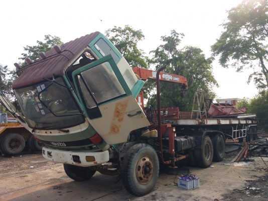 ขาย 465,000 หัวลากติดเครน ISUZU ROCKEY FXZ KFY 240 แรง 2 เพลา ติดเครน UNIC 330 T รถสวยพร้อมใช้ เล่มท