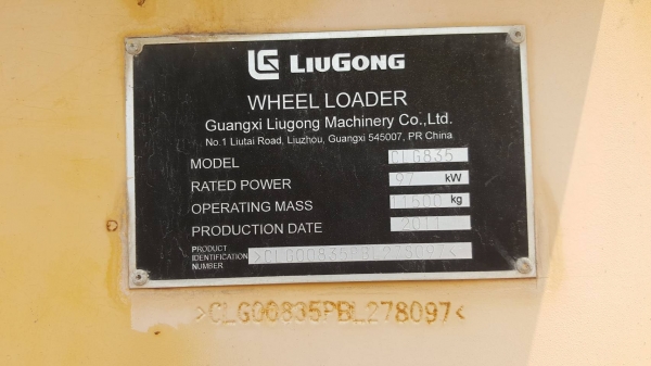 ขาย รถตัก LIUGONG 835 รถมือเดียว สภาพเดิมๆพร้อมใช้งาน ราคาต่อรองได้ครับ ขาย รถตัก LIUGONG 835 รถมือเดียว สภาพเดิมๆพร้อมใช้งาน ราคาต่อรองได้ครับ