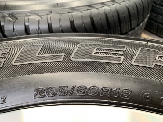 ล้อแม็กป้ายแดง Toyota New Fortuner ขอบ 18 พร้อมยางป้ายแดง 265-60-18 Bridgestone ปลายปี 19 สวยกริ๊บ