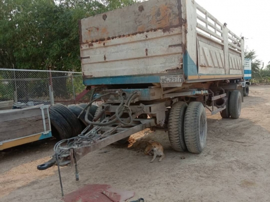 ลูกพ่วงดั้ม 2เพลา ไม่ใช่สามมิตร พร้อมใช้ แชซซีสวย ยางพอใด้