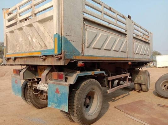 ลูกพ่วงดั้ม 2เพลา ไม่ใช่สามมิตร พร้อมใช้ แชซซีสวย ยางพอใด้