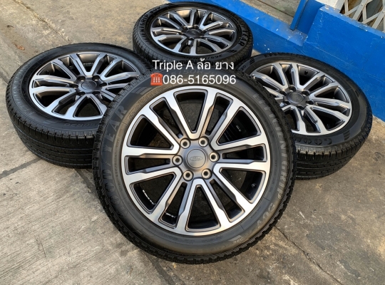 ล้อแม็กป้ายแดง Ford Everest ขอบ 20 รุ่นใหม่ล่าสุด พร้อมยางป้ายแดง 265-50-20 GoodYear ปี 20 สวยกริ๊บ