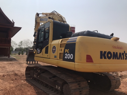 Komatsu PC200-8MO 4,000 ชม.มีไลน์หัวเจาะ สวยๆค่ะ