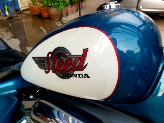 ขาย HONDA STEED400 เดิมๆ เครื่องดี ระบบไฟติดครบ โครเมี่ยมเงา มีที่พิงหลัง ฝาครอบล้อหลัง อินวอยส์ สรร ขาย HONDA STEED400 เดิมๆ เครื่องดี ระบบไฟติดครบ โครเมี่ยมเงา มีที่พิงหลัง ฝาครอบล้อหลัง อินวอยส์ สรร