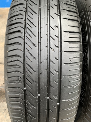 ล้อแม็ก 4รู100 ENKEI สีดำหน้าเงา ขอบ 15 พร้อมยาง 175-65-15 Michelin ปี 16