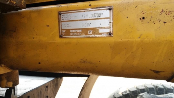 ขาย 625,000 รถแบคโฮล้อยาง CAT 315 -7ML พร้อมลายหัวเจาะ ไฟฟ้าครบ เครื่องดี ปั้มแรง เอวแน่น ยางดี สภาพ