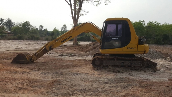 ขาย แบคโฮ KOMATSU PC60-7 ไฟฟ้าตัด เครื่องดี ช่วงล่างโซ่เปลี่ยนใหม เอกสารใบอินวอยซ์