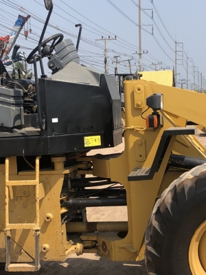 ขายรถตักล้อยาง CAT 910H (เทียบเท่า WA100-6) ปี 2012 นำเข้าเองจากญี่ปุ่น สภาพสวยพร้อมใช้งาน มีVDOการท