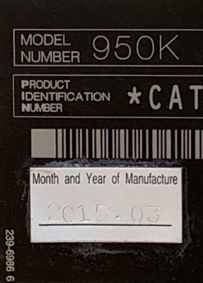 ขายรถตักล้อยาง CAT 950K (เทียบเท่า WA380-7) ปี 2015 นำเข้าเองจากญี่ปุ่น สภาพสวยพร้อมใช้งาน มีVDOการท
