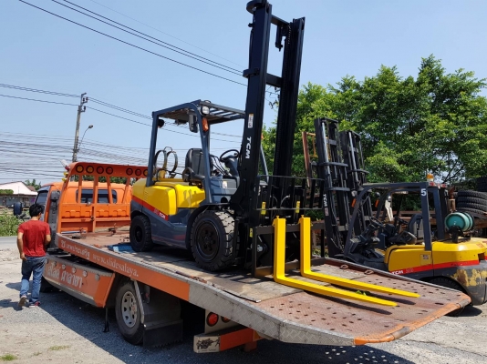 ขายรถยกโฟล์คลิฟท์ TCM ขนาด 3 ตัน เสาสูง 3 เมตร งาเท (รถนอก )ญี่ปุ่น ติดต่อ 0844591695 เหมี๋ยวค่ะ