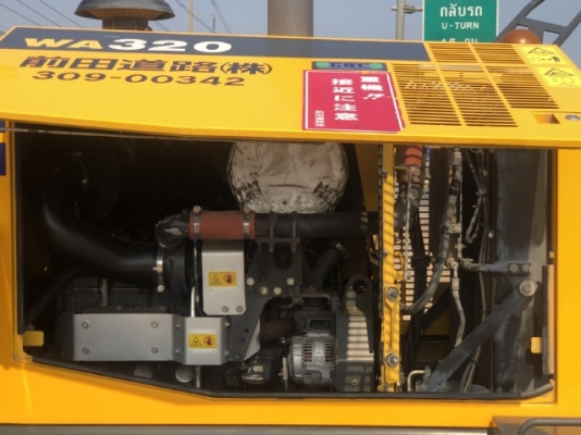 ขายรถตักล้อยาง KOMATSU WA320-6 ปี 2014 นำเข้าเองจากญี่ปุ่น สภาพสวยพร้อมใช้งาน มีVDOการทำงานครับ