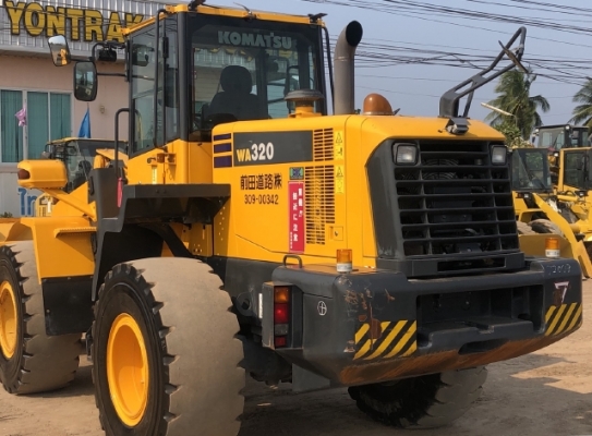 ขายรถตักล้อยาง KOMATSU WA320-6 ปี 2014 นำเข้าเองจากญี่ปุ่น สภาพสวยพร้อมใช้งาน มีVDOการทำงานครับ