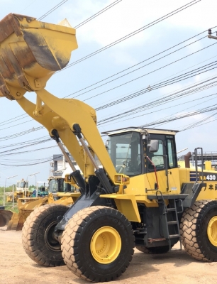 ขายรถตักล้อยาง KOMATSU WA430-5 นำเข้าเองจากญี่ปุ่น สภาพสวยพร้อมใช้งาน มีVDOการทำงานครับ