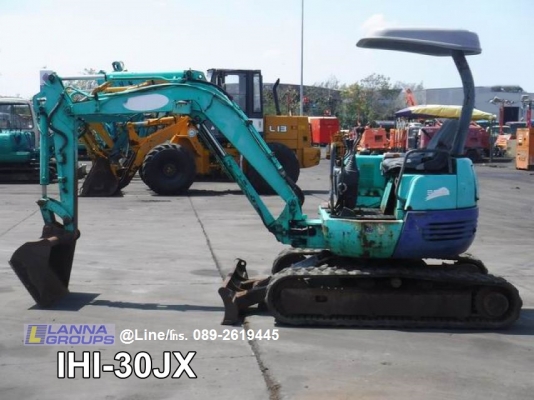 ขายรถขุดIHI-30JX เครื่องยนต์isuzu-3LB1, คอนโทรลน้ำมัน, ปั๊มนิ้ว, มีลายเจาะ, แทรคยาง, ใบมีด, รถเดิมๆเ