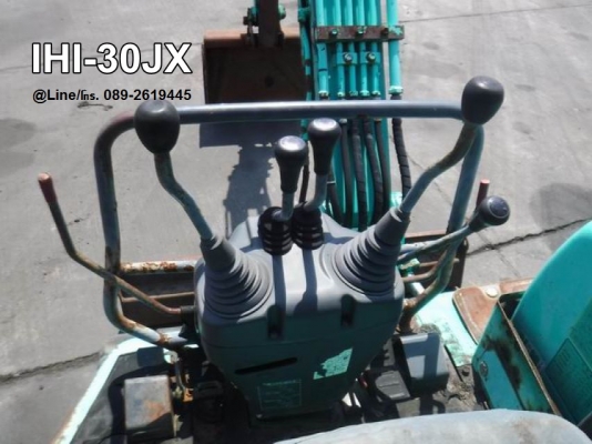 ขายรถขุดIHI-30JX เครื่องยนต์isuzu-3LB1, คอนโทรลน้ำมัน, ปั๊มนิ้ว, มีลายเจาะ, แทรคยาง, ใบมีด, รถเดิมๆเ