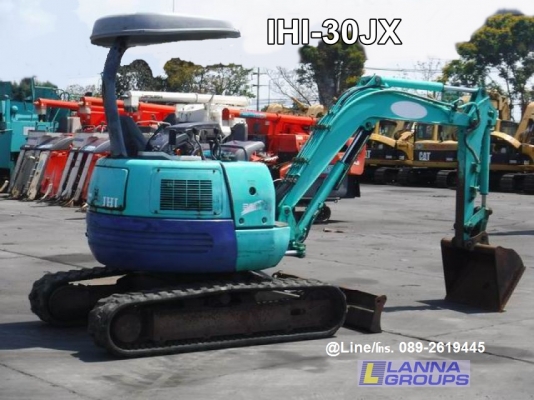 ขายรถขุดIHI-30JX เครื่องยนต์isuzu-3LB1, คอนโทรลน้ำมัน, ปั๊มนิ้ว, มีลายเจาะ, แทรคยาง, ใบมีด, รถเดิมๆเ