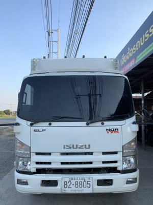 ขาย6ล้อNQR175แรงจดปลายปี57กระบะเหล็กคอกเหล็กสูงยาว5.60เมตร ไมล์แสนต้น