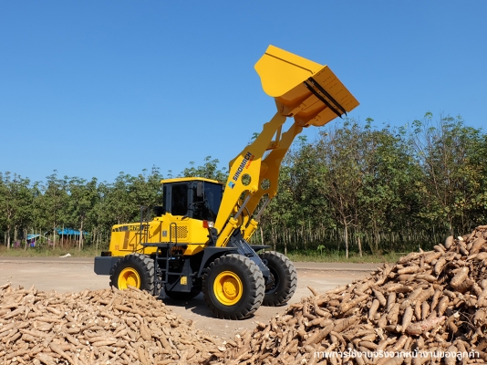 ขายรถตักล้อยางมือหนึ่ง ซิโนแมช-ฉางหลิน รุ่น 947H แขนยาวพิเศษ 4.8 เมตร เกียร์ไฟฟ้า ZF เครื่องยนต์ Cummins บุ้งกี๋ 4 คิว