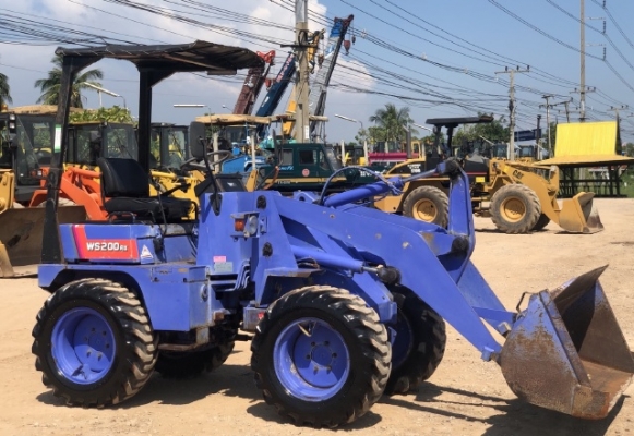 ขายรถตักล้อยาง MITSUBISHI WS200A (2XX ชั่วโมง) นำเข้าเองจากญี่ปุ่น สภาพสวยพร้อมใช้งาน มีVDOการทำงานค