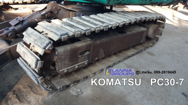 ขายรถขุดKOMATSU PC30-7 เครื่องยนต์komatsu-3D84 ,คอนโทรลน้ำมัน, ปั๊มนิ้ว, แทรคเหล็กก๊อบยาง, ใบมีด, รถ