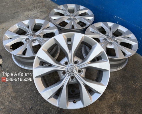 ล้อแม็กป้ายแดง 5รู100 ขอบ 16 สวยๆ ใส่ Altis ,Wish ,Colona ,Prius ,Sienta ได้