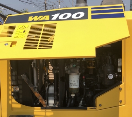 ขายรถตักล้อยาง KOMATSU WA100-7 ปี 2017 นำเข้าจากญี่ปุ่น สภาพสวยพร้อมใช้งาน มีVDOการทำงานครับ