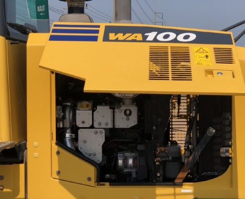ขายรถตักล้อยาง KOMATSU WA100-7 ปี 2017 นำเข้าจากญี่ปุ่น สภาพสวยพร้อมใช้งาน มีVDOการทำงานครับ