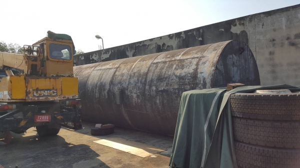 ถังเหล็กขนาดใหญ่ 45000 ลิตรเหล็กหนา 6 มิล