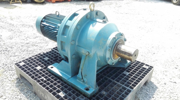 มอเตอร์เกียร์ FORCE ABB ขนาด 20 HP อัตราทด 1:59 (25 rpm) ไฟ 380V ปลายเพลา 4&rdquo; หมุนนิ่มพร้อมใช้ 