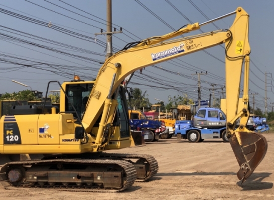 ขายรถขุด KOMATSU PC120-8 ปี 2011 นำเข้าจากญี่ปุ่น สภาพสวยพร้อมใช้งาน มีVDOการทำงานครับ