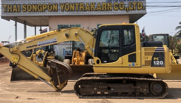 ขายรถขุด KOMATSU PC120-8 ปี 2011 นำเข้าจากญี่ปุ่น สภาพสวยพร้อมใช้งาน มีVDOการทำงานครับ