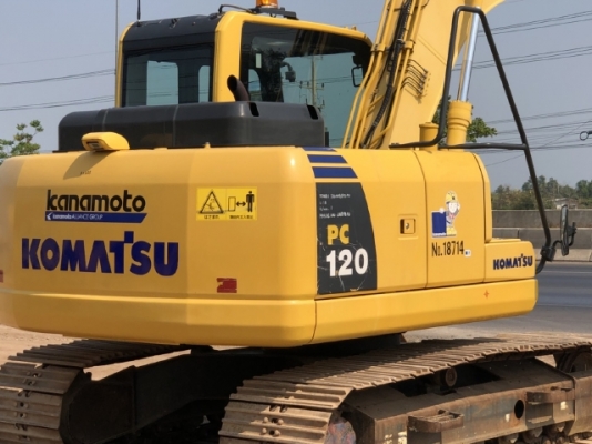 ขายรถขุด KOMATSU PC120-8 ปี 2011 นำเข้าจากญี่ปุ่น สภาพสวยพร้อมใช้งาน มีVDOการทำงานครับ