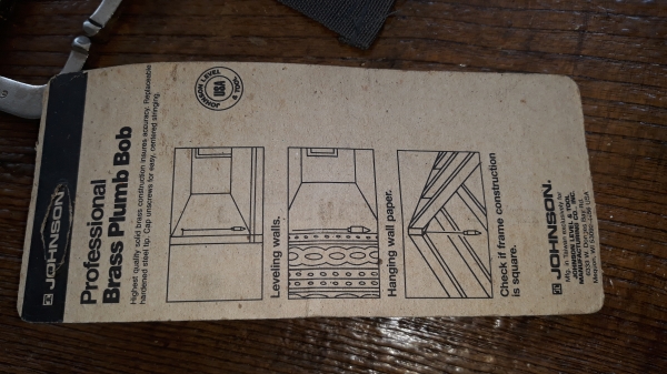 ขายดิ่งทองเหลืองJOHNSON MADE IN USA.