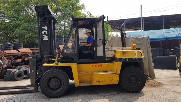 ขายรถยกโฟล์คลิฟท์ TCM ขนาด 12 ตัน เสาสูง 3 เมตร ติดตั้งอุปกรณ์พิเศษไซด์ชิฟ (รถนอก ) ญี่ปุ่น ต่อติด 0875571891 นิรุทครับ