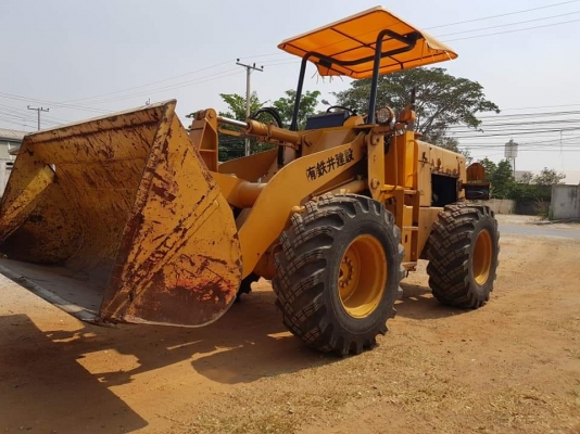 รถตักKOMATSU510 รถคันนี้เก่าญี่ปุ่น สุดยอดรถตักในตำนาน เครื่องยนต์ โคมัสสุ 4D105 ระบบส่งกำลังด้วยทอร