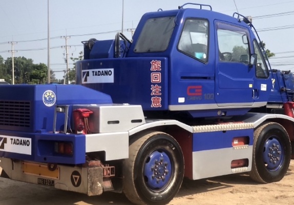 ขายรถเครน TADANO TR100M-1 (ขนาด 10 ตัน) ปี 1996 นำเข้าเองจากญี่ปุ่น สภาพสวยพร้อมใช้งาน มีVDOการทำงาน
