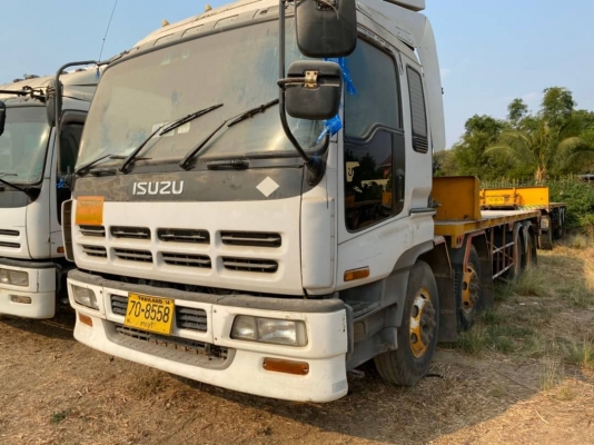 12ล้อพื้นเรียบแม่ลูกๆลุก3เพลายาว7เมตร Isuzu GIGA360 ก็าซNGVเครื่องดีพร้อมใช้ราคาเบาๆ