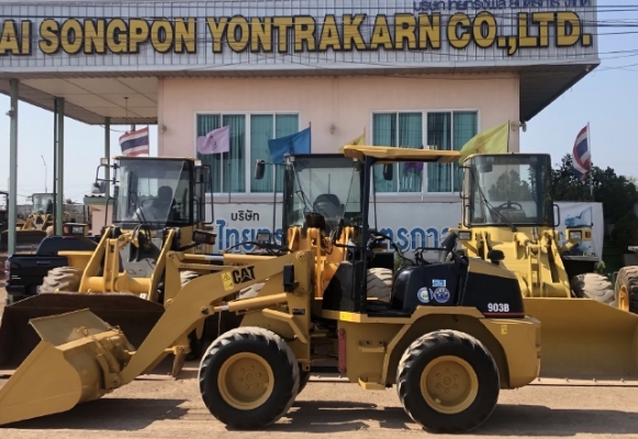 ขายรถตักล้อยาง CAT 903B (เทียบเท่า WA50) ปี 2012 แขนยาวพิเศษ นำเข้าเองจากญี่ปุ่น มีVDOการทำงานครับ