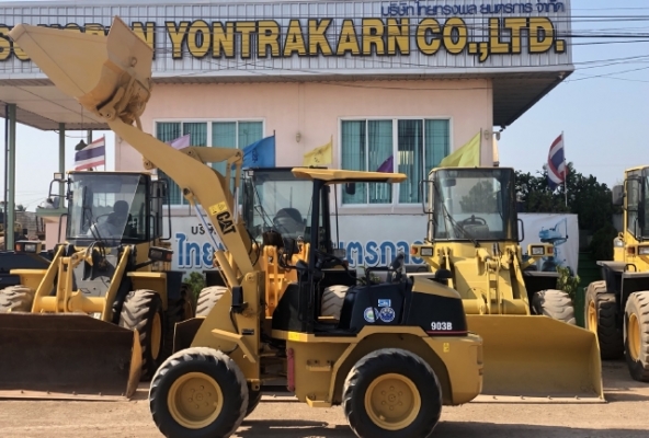 ขายรถตักล้อยาง CAT 903B (เทียบเท่า WA50) ปี 2012 แขนยาวพิเศษ นำเข้าเองจากญี่ปุ่น มีVDOการทำงานครับ