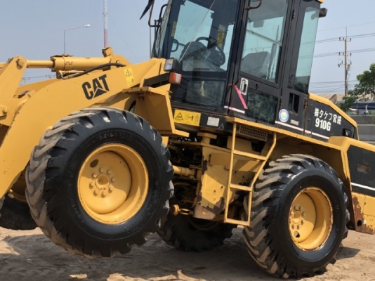 ขายรถตักล้อยาง CAT 910G (2,XXX ชั่วโมง) นำเข้าเองจากญี่ปุ่น สภาพสวยพร้อมใช้งาน มีVDOการทำงานครับ
